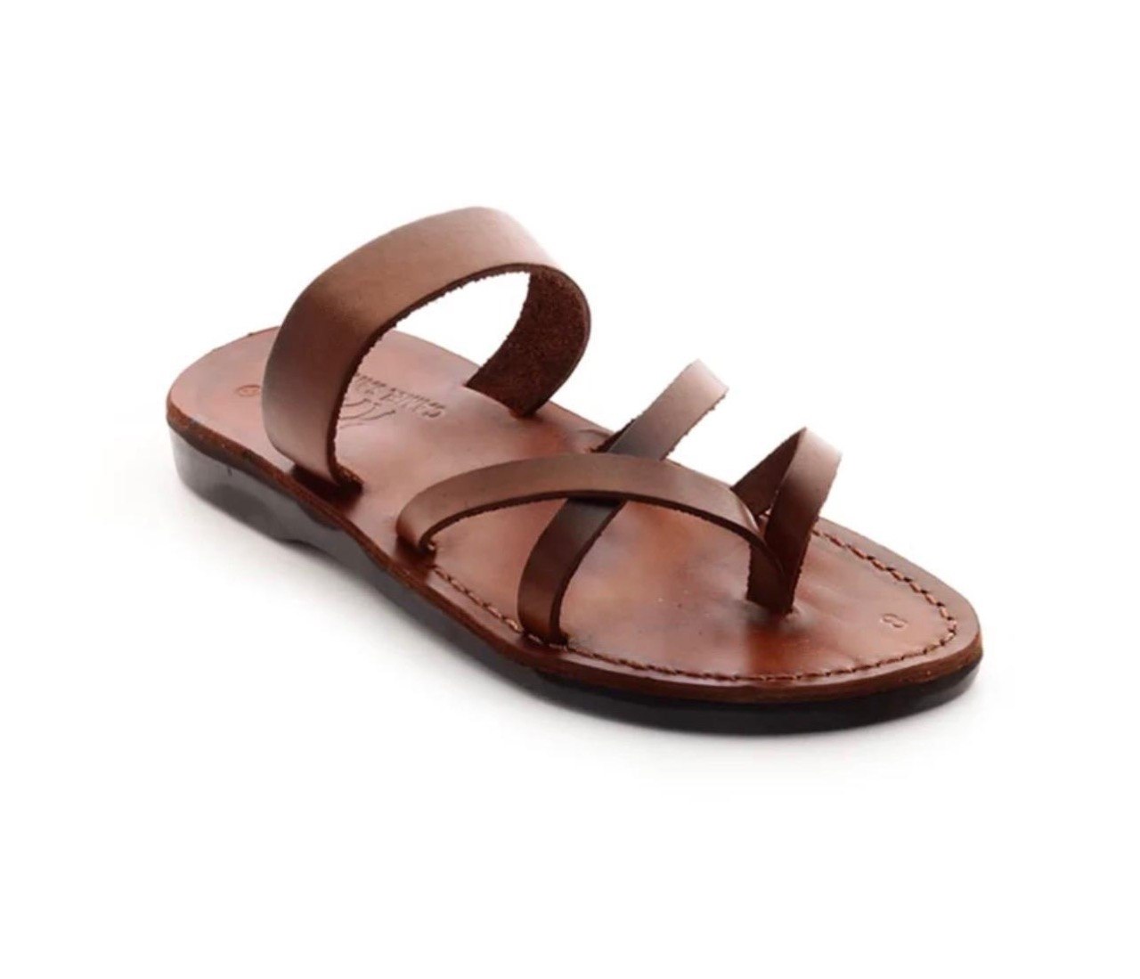 The Refined Multi-Strap Leather Sandal | SAAHEL

