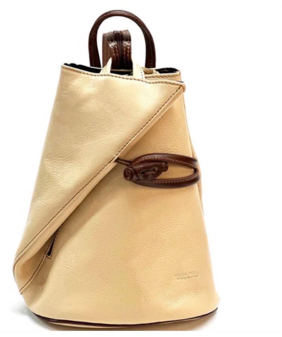 Ochre Structured Bucket Bag | SAAHEL
