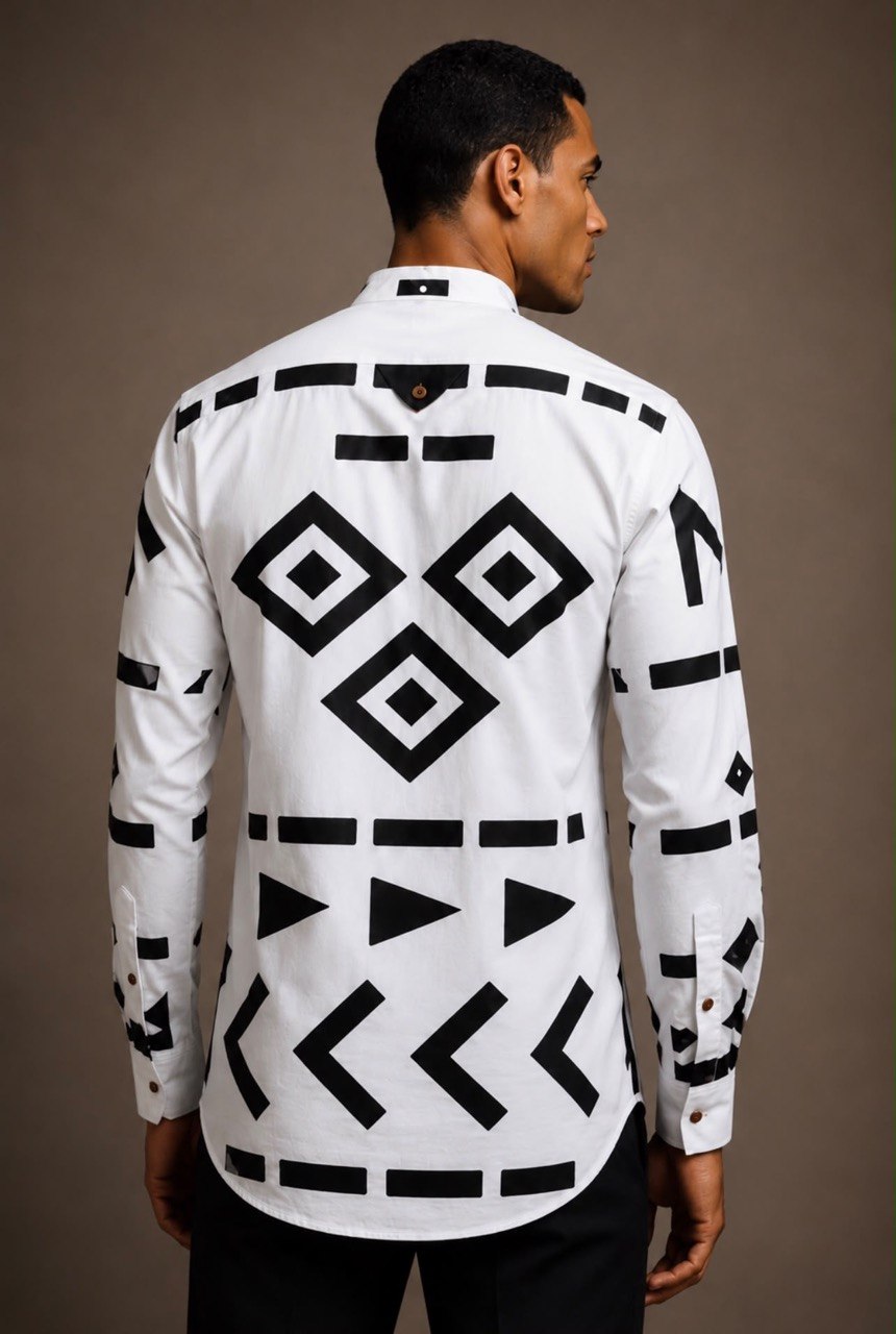 N'Kama Geometric Shirt