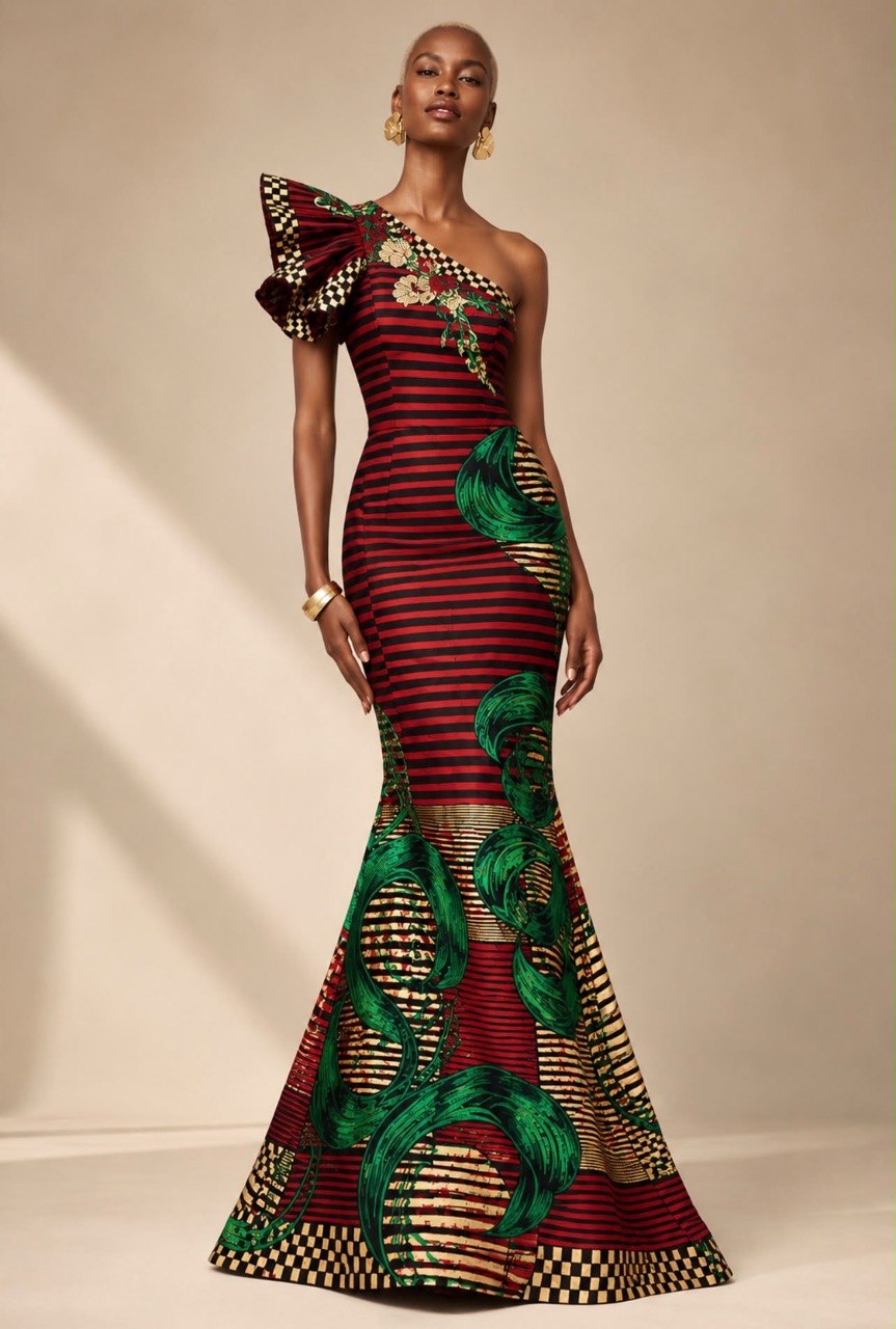 Red Statement Gown
